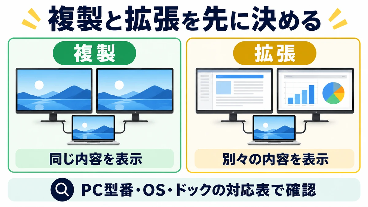複製と拡張を先に決めるの図解